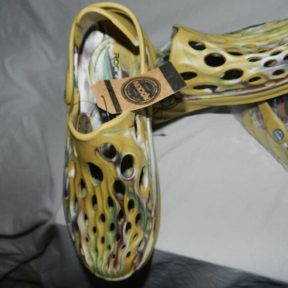 ROCKIN CLOGS UNISEX GLADES GREEN LIGHTWEIGHT WATERPROOF DURABLE SHOES NWT! - Picture 8 of 13